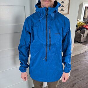 Patagonia Men's M10 Pullover Waterproof Anorak Jacket LB3 Endless Blue Large